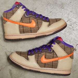 Nike Dunk High Premium ‘Tweed/Orange Blaze/Varsity Purple’